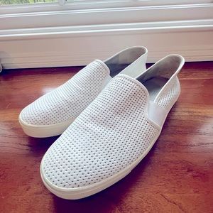Vince Perforated Leather Blair Sneaker White Size 8.5